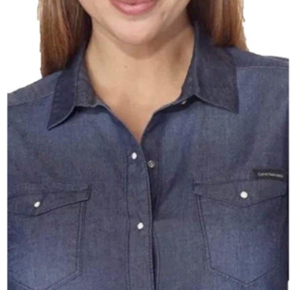 Calvin Klein Jeans Women's Women's Long Sleeve - Picture 3 of 3